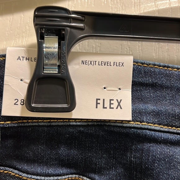 NWT America Eagle Next Level AirFlex Athletic Dark Indigo Wash Jeans. - Picture 11 of 14
